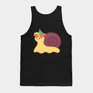 Snail with a flower hat Tank Top